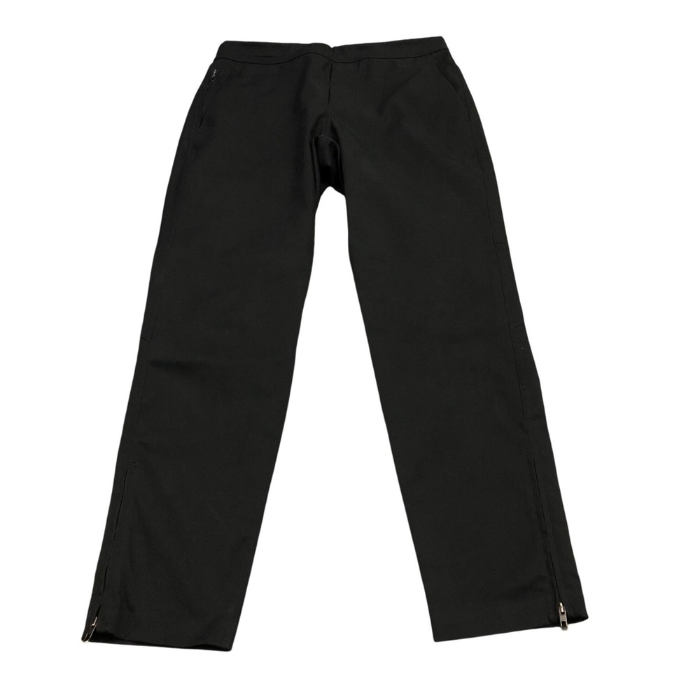 Lululemon Pants Mens‎ L Black Ankle Zip Tapered Athletic Activewear Chino
